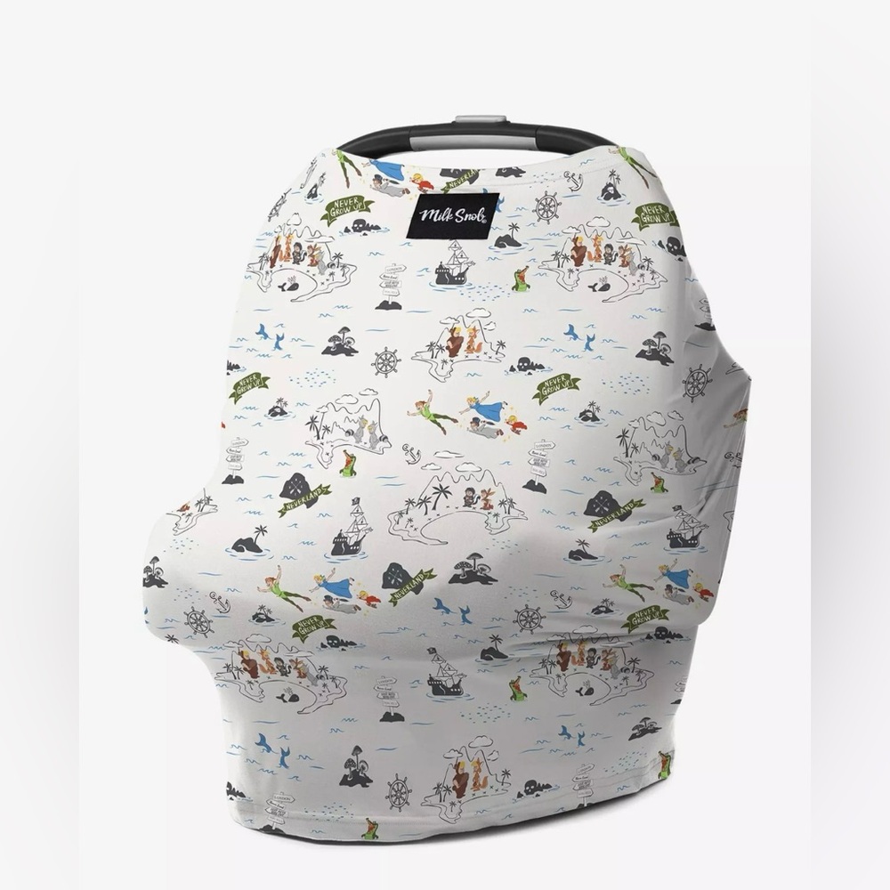 DISNEY Peter Pan MILK SNOB 5-in-1 Nursing and Car Seat Cover